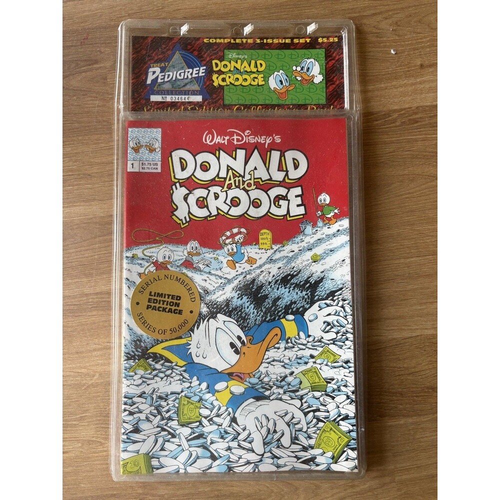 1992 Disney's Donald  & Scrooge Sealed Comic Set  Limited Edition #034644